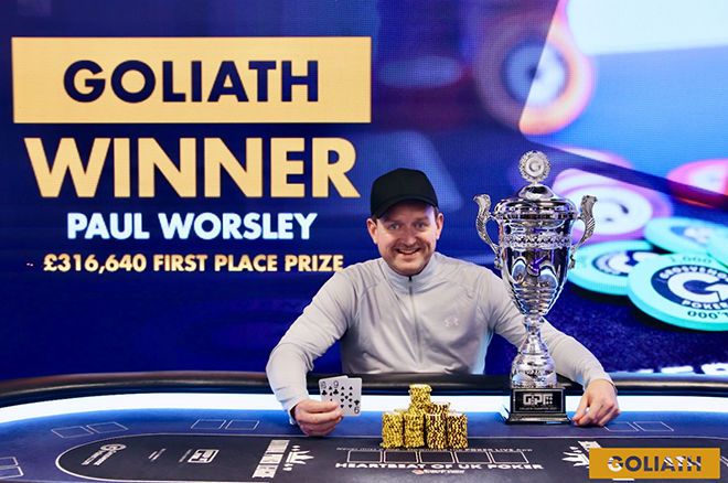 GOLIATH GROSVENOR 2025 : Un exploit monumental pour Paul Worsley - 316.640 £