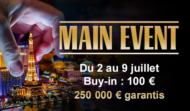 WINAMAX MINI WSOP: The €100 Main Event kicks off on July 2 with 250K guaranteed!