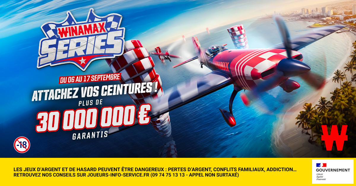 WINAMAX SERIES : Plus de 30 millions d'euros de garantie