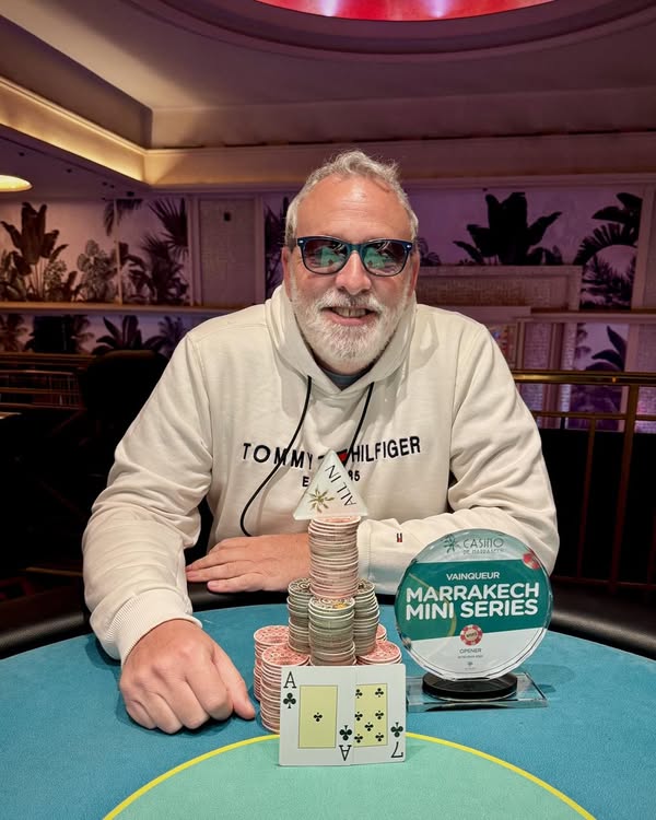 MARRAKECH MINI SERIES : Guillaume Darcourt remporte l'Opener - 27.000 MAD