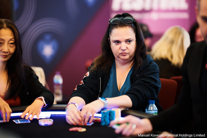 POKERSTARS : Morgane Février chipleader du Women's Summer Festival Main Event