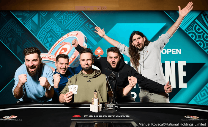 2025 POKERSTARS OPEN CAMPIONE : Adrian State s'impose dans le Main Event - 363.000 €