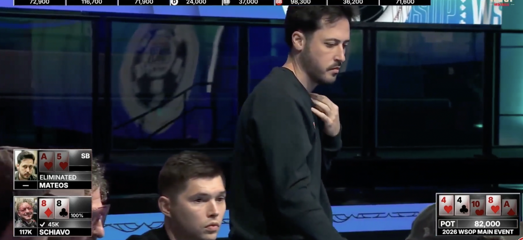 WSOP Day 1A : la maquina ne sera pas champion du monde 2026