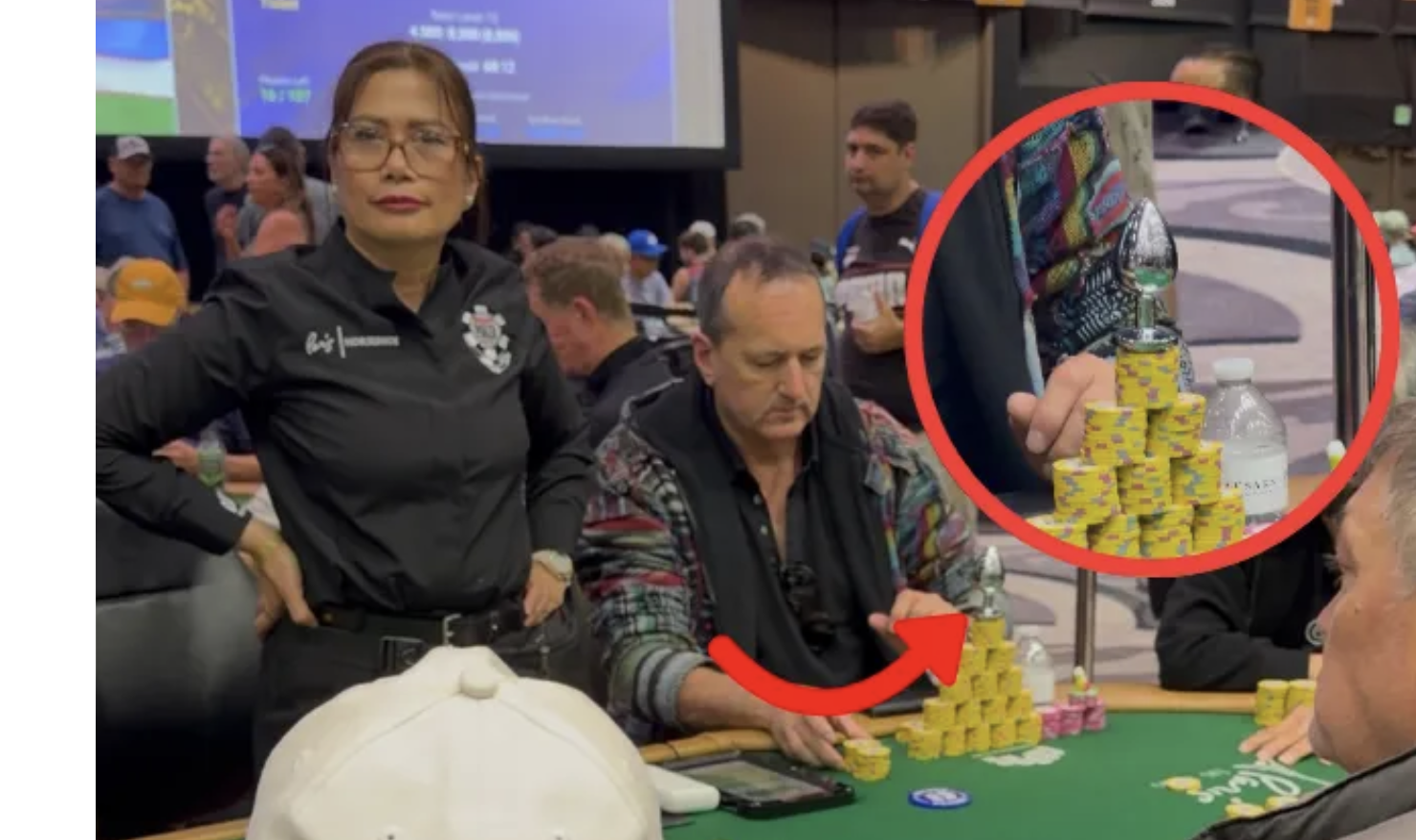 WSOP Super Seniors : Andrew Martin averti après avoir utilisé un card protector très spécial ...