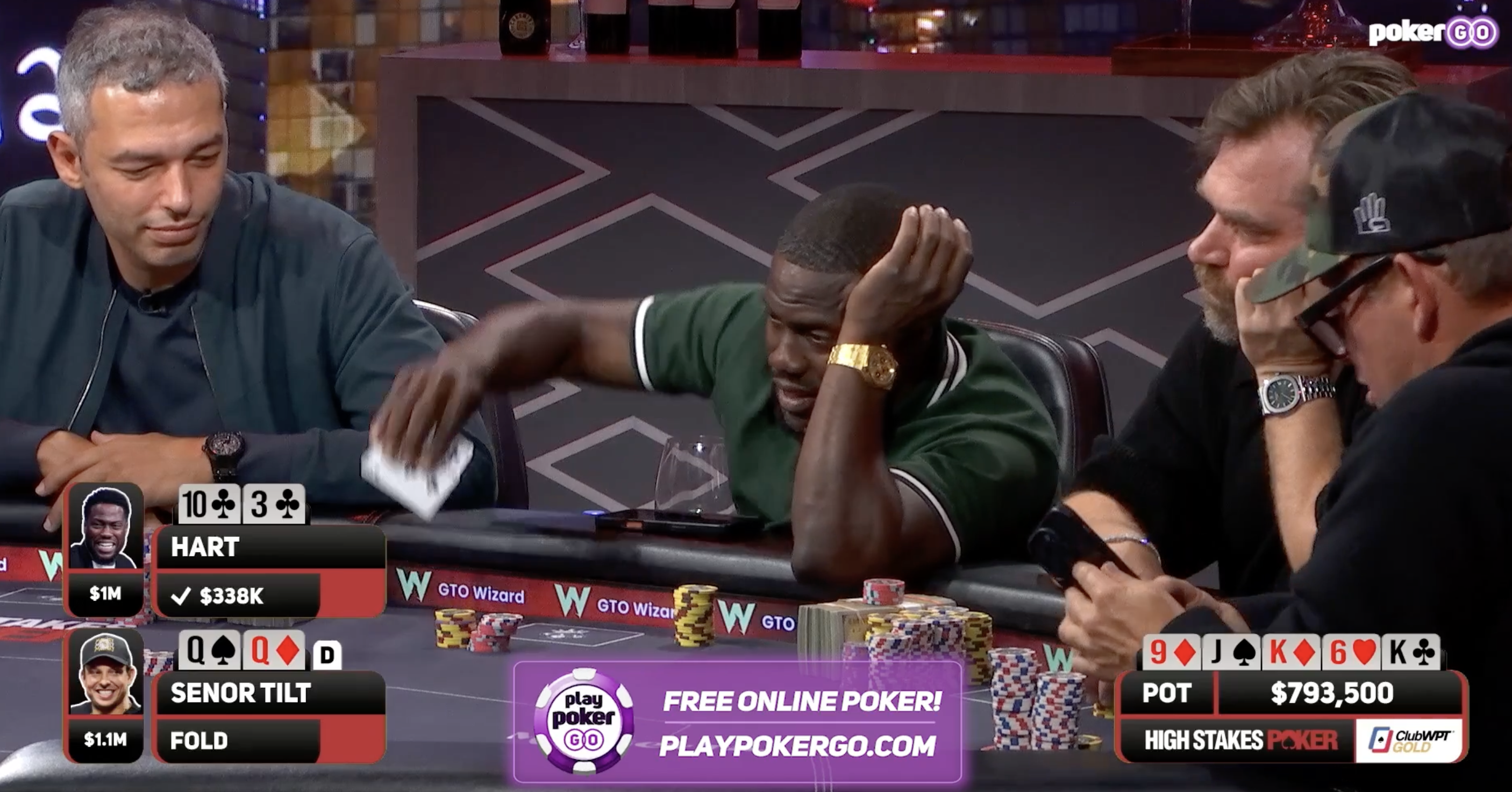 HIGH STAKES POKER : Kevin Hart remporte un pot complètement fou de 793.500 $