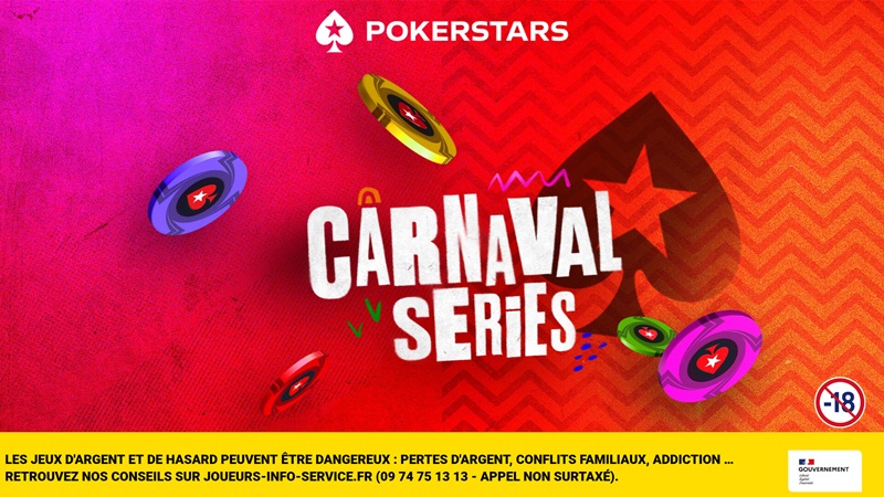 POKERSTARS : Les Carnaval Series transforment février en arène digitale géante