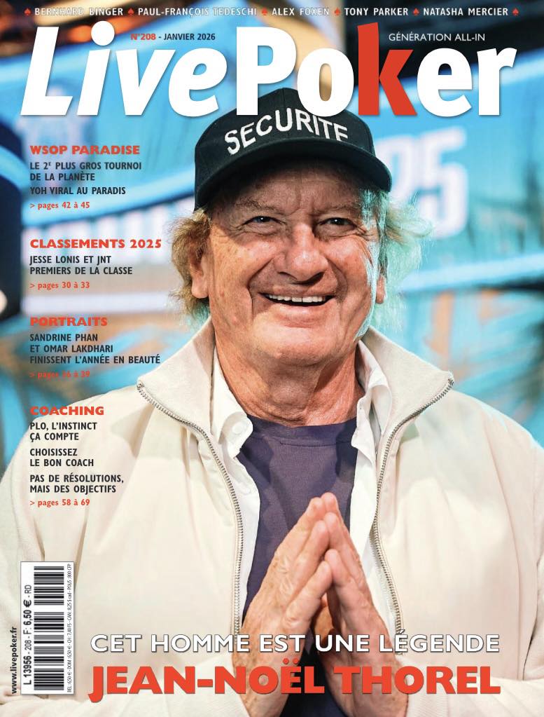 LivePoker : Jean-Noel Thorel à la Une !