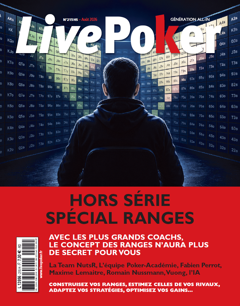 LIVEPOKER MAGAZINE : Ne ratez pas le hors série sur les ranges ! 
