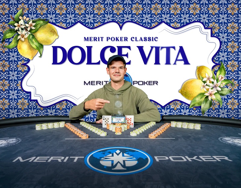 MERIT POKER DOLCE VITA SERIES 2025 : Cedric Schwaederle triomphe dans le High Roller à  5300 $