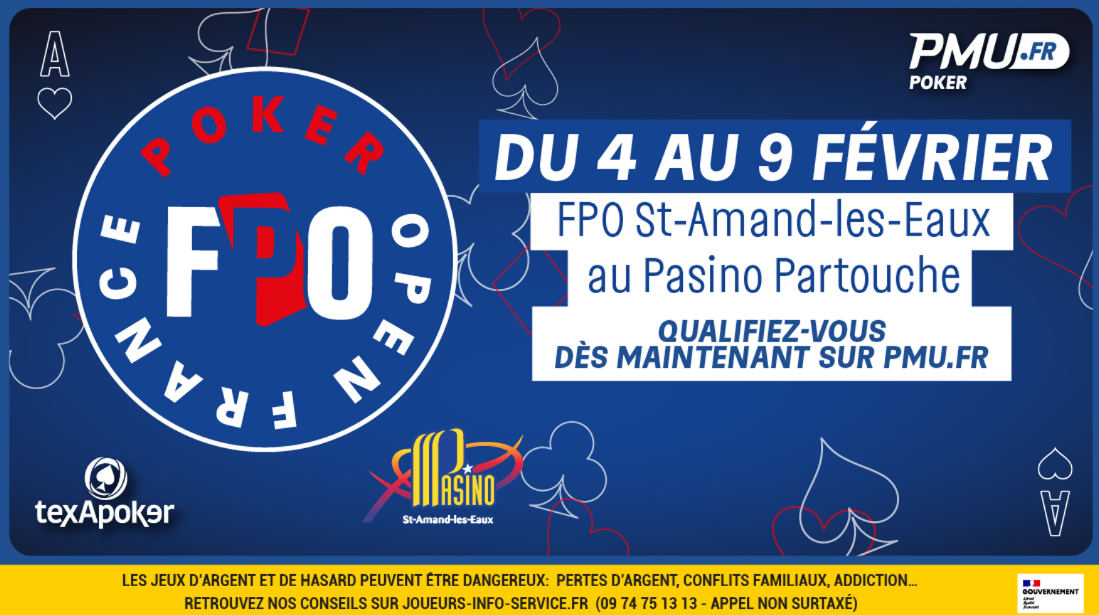 France Poker Open : La saison 2025 débute à Saint-Amand-les-Eaux