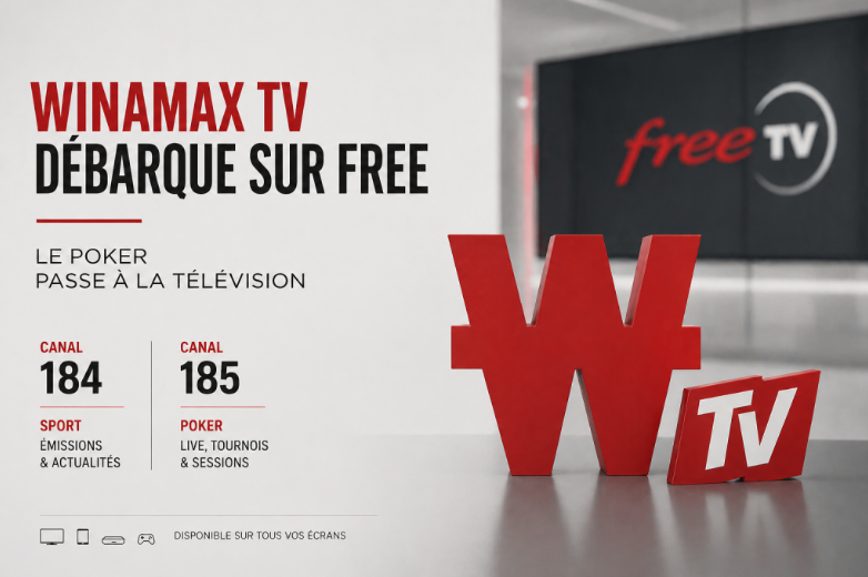 WINAMAX TV: Poker is coming to the small screen with Free! 