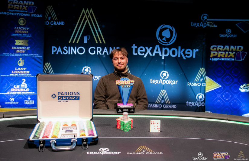 GRAND PRIX PARIONS SPORT : Neil Guellal s'adjuge le Main Event et soulève le trophée accompagné des 16.500 € !