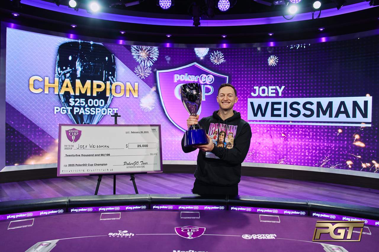 PokerGO Cup : Joey Weissman remporte l'édition 2025