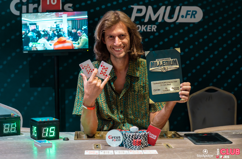 Texapoker Millenium : Yohan Bergeot remporte le Millenium devant 271 inscrits et encaisse 48.500 € !  