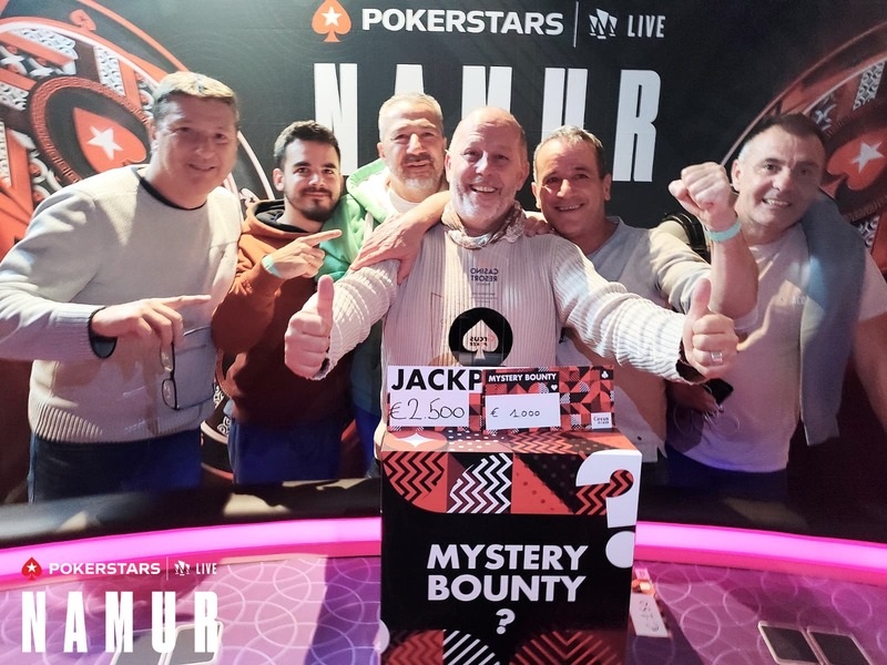 NAMUR SPIRIT FEST : Gérard Mairone frappe fort dans le Mystery Bounty à 350 € !