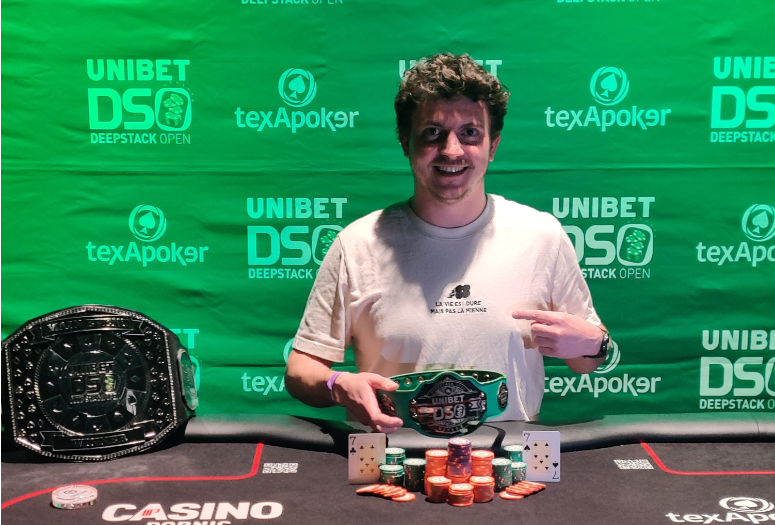 UDSO PORNIC : Valentin Guillot triomphe parmi 384 entrants et encaisse 30.000 € !