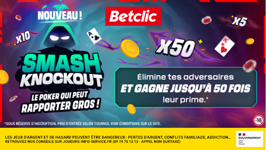 BETCLIC : Smash KO, la révolution qui transforme chaque élimination en jackpot potentiel